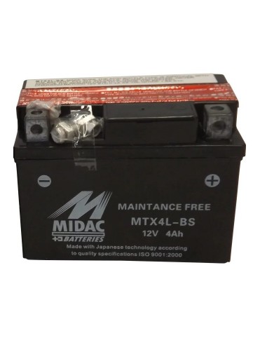 Baterie moto Midac AGM 4Ah, 113x70x86 1 - Sorgeti.ro