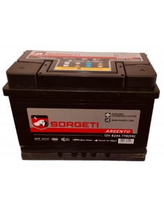 Baterie auto 82Ah Sorgeti Argento 278x175x190 770A 12V - Sorgeti.ro