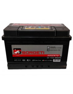 Baterie auto 74Ah Sorgeti Argento 278x175x175 680A 12V - Sorgeti.ro
