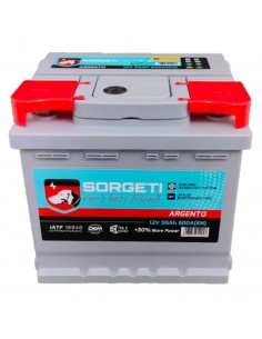 Baterie auto 55Ah Sorgeti Argento 207x175x190 500A 12V - Sorgeti.ro