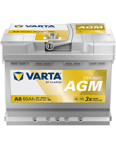 Baterie auto 60Ah Varta Dynamic AGM Start-Stop 242x175x190 680A 12V - Sorgeti.ro