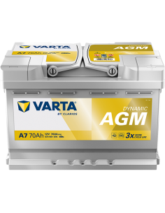 Baterie auto 70Ah Varta Dynamic AGM Start-Stop 278x175x190 760A 12V - Sorgeti.ro