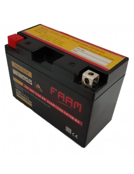 Baterie moto Faam AGM 8Ah, 150x70x105 - Sorgeti.ro