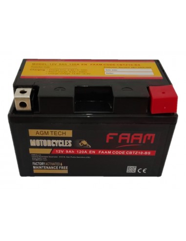 Baterie moto Faam AGM 9Ah, 150x87x93 1 - Sorgeti.ro