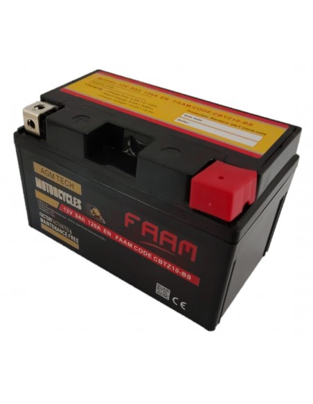 Baterie moto Faam AGM 9Ah, 150x87x93 - Sorgeti.ro