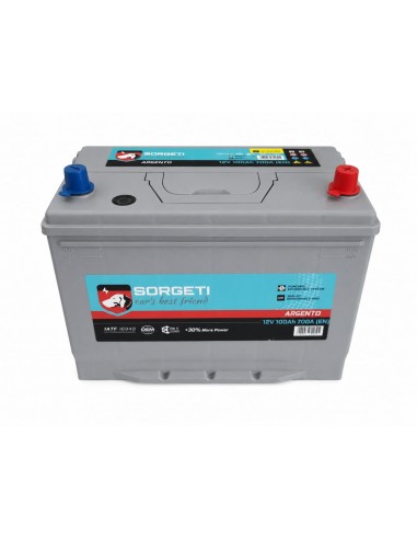 Baterie auto 100Ah Sorgeti Argento Asia 306x175x220 700A 12V, polaritate normala