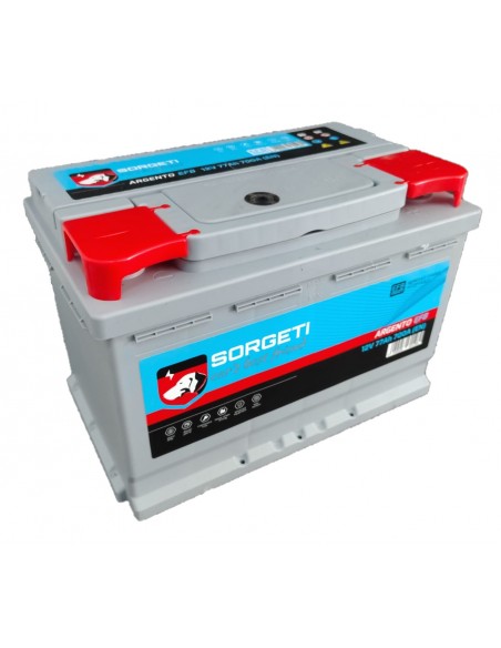 Baterie auto 77Ah Sorgeti Argento EFB Start-Stop 278x175x190 700A 12V - Sorgeti.ro