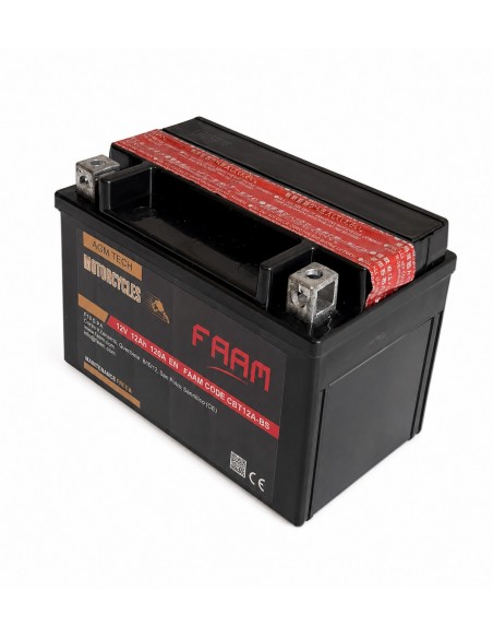 Baterie moto Faam AGM 12Ah, 120A, 152x88x106 - Sorgeti.ro