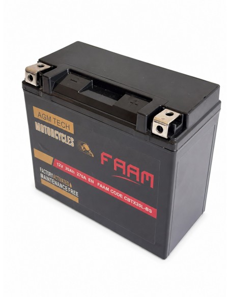 Baterie moto Faam AGM 20Ah, 175x87x155 - Sorgeti.ro