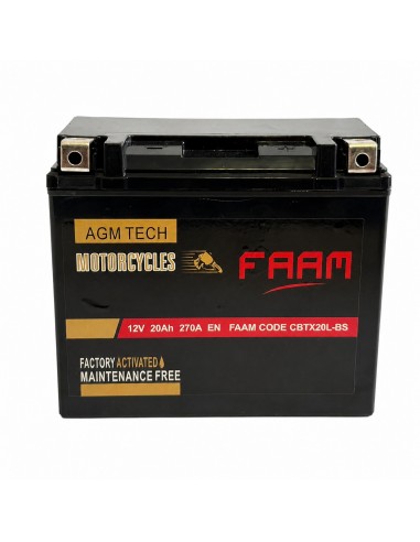 Baterie moto Faam AGM 20Ah, 175x87x155 1 - Sorgeti.ro