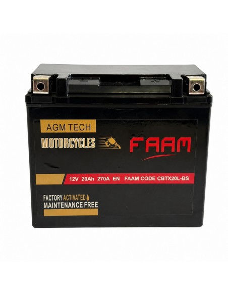 Baterie moto Faam AGM 20Ah, 175x87x155 - Sorgeti.ro