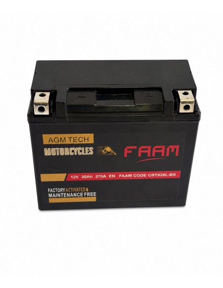 Baterie moto Faam AGM 20Ah, 175x87x155 - Sorgeti.ro