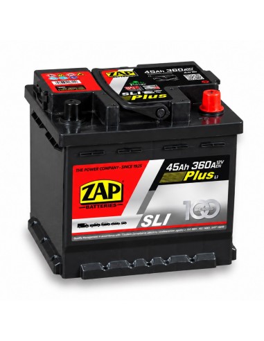 Baterie auto 55Ah Zap Plus 242x175x190 460A 12V