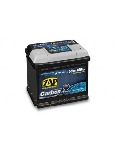 Baterie auto 50Ah Zap Carbon EFB Start-Stop 207x175x190 450A 12V - Sorgeti.ro