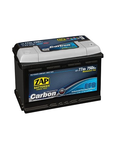 Baterie auto ZAP CARBON EFB Start & Stop 77Ah - Sorgeti.ro