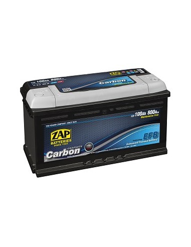 Baterie auto ZAP CARBON EFB Start & Stop 100Ah 1 - Sorgeti.ro