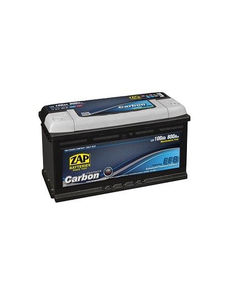 Baterie auto ZAP CARBON EFB Start & Stop 100Ah - Sorgeti.ro
