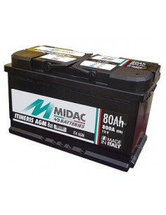 Baterie auto Midac Itineris AGM Start & Stop 80Ah - Sorgeti.ro