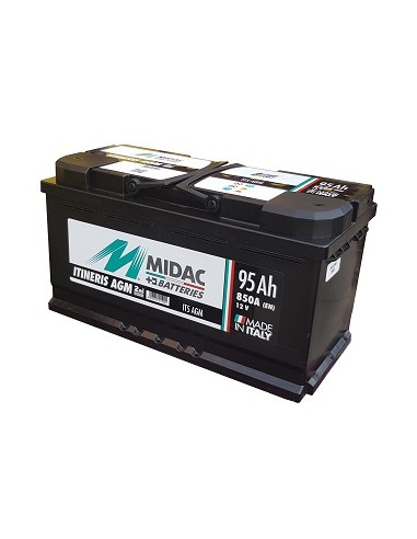 Baterie auto Midac Itineris AGM Start & Stop 95Ah - Sorgeti.ro