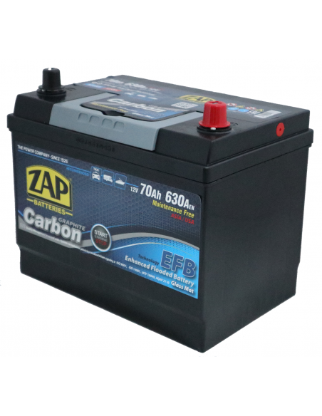 Baterie auto ZAP CARBON EFB Japan Start & Stop 70Ah - Sorgeti.ro