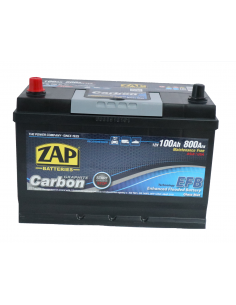 Baterie auto ZAP CARBON EFB Japan Start & Stop 100Ah borna inversa - Sorgeti.ro
