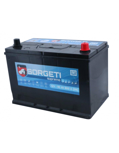 Baterie auto 95Ah Sorgeti Supremo Asia EFB Start-Stop 306x175x220 800A 12V, polaritate normala 1 - Sorgeti.ro