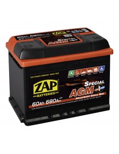 Baterie auto Zap AGM Start & Stop 60Ah - Sorgeti.ro