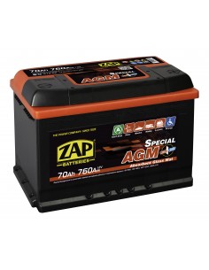 Baterie auto Zap AGM Start & Stop 70Ah - Sorgeti.ro