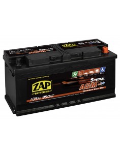 Baterie auto Zap AGM Start & Stop 105Ah - Sorgeti.ro