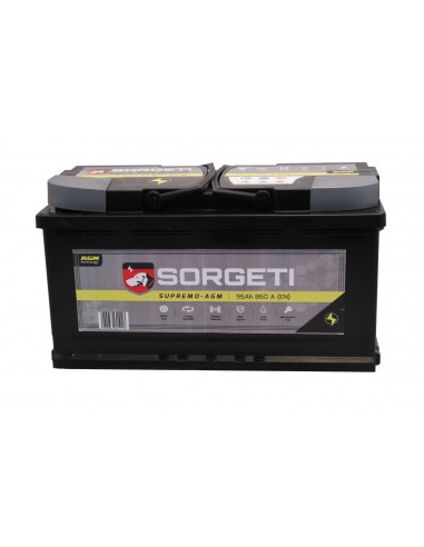 Baterie auto SORGETI Supremo AGM Start & Stop 95Ah - Sorgeti.ro