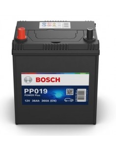 Baterie auto 36Ah Bosch Power Plus 187x127x220 360A 12V, polaritate inversa - Sorgeti.ro