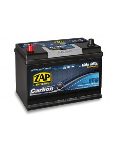 Baterie auto ZAP CARBON EFB Japan Start & Stop 100Ah borna inversa - Sorgeti.ro