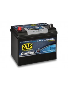 Baterie auto ZAP CARBON EFB Japan Start & Stop 70Ah borna inversa - Sorgeti.ro