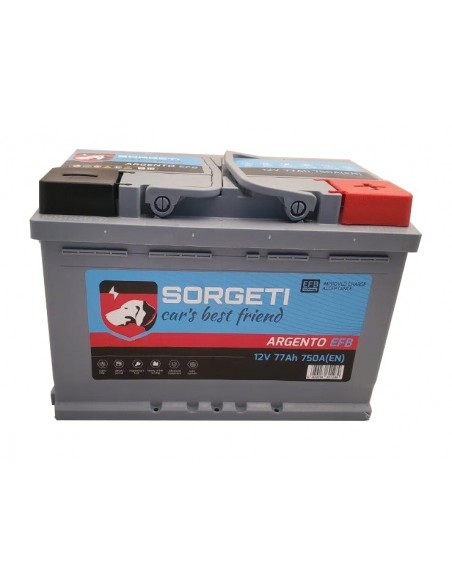 Baterie auto SORGETI ARGENTO EFB Start & Stop 77Ah - Sorgeti.ro