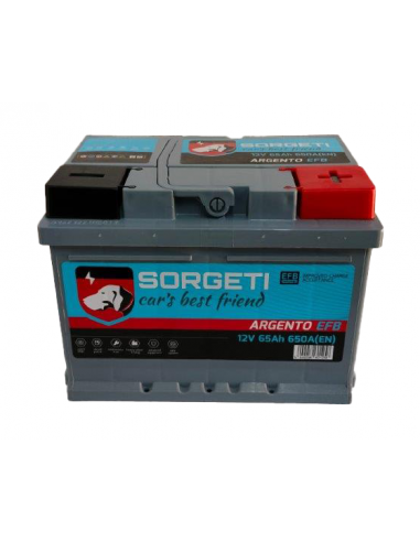 Baterie auto SORGETI ARGENTO EFB Start & Stop 65Ah 1 - Sorgeti.ro