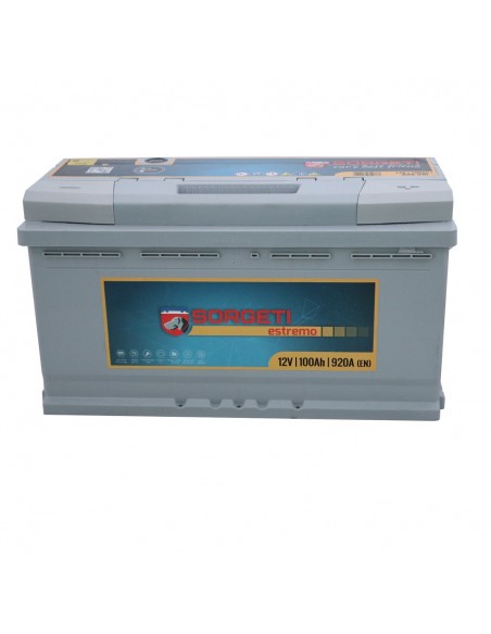 Baterie auto 100Ah Sorgeti Estremo 353x175x190 920A 12V - Sorgeti.ro